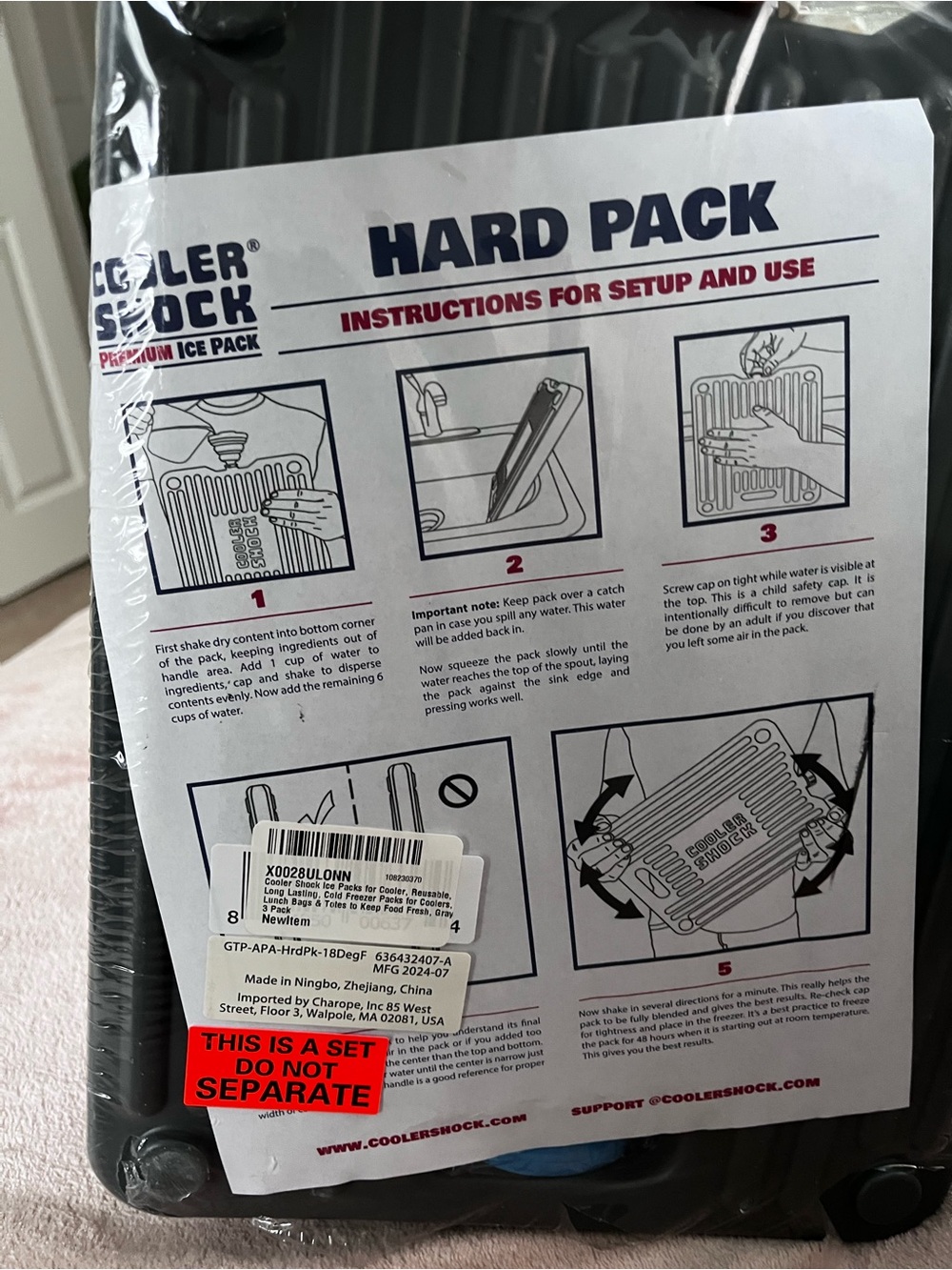 Reusable Freezer Pack - Gray - Picture 2 of 3